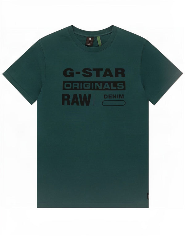 G-Star T-Shirt Graphique Homme Petit Vert