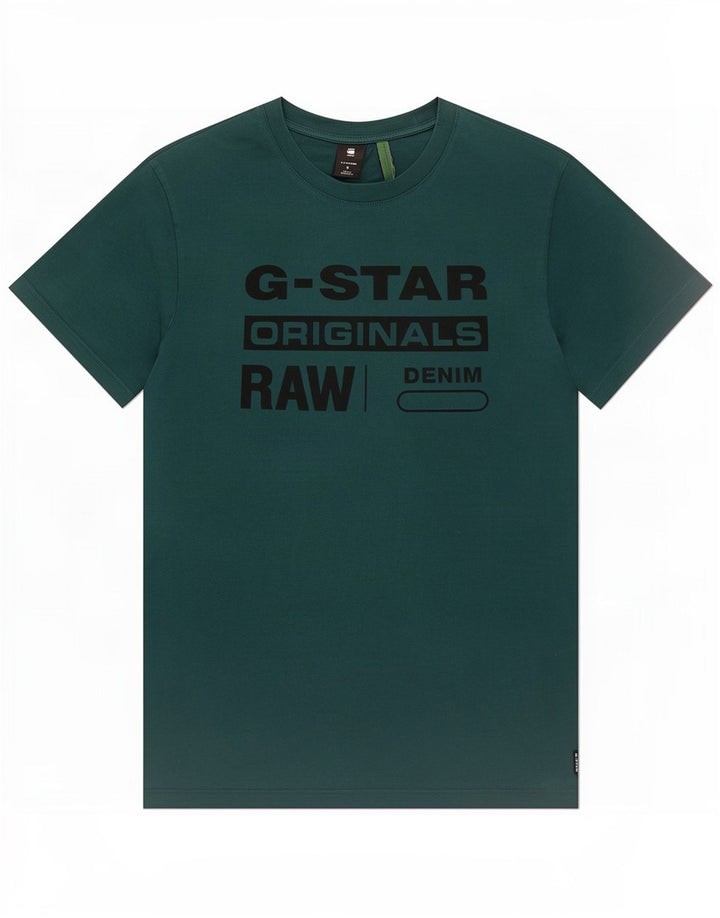G-Star T-Shirt Graphique Homme Petit Vert