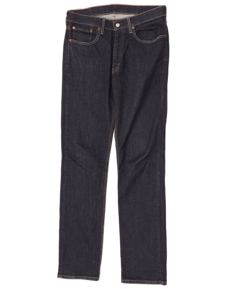 Levi's Jean Droit 514 Homme W34 L34 Bleu Marine Coton