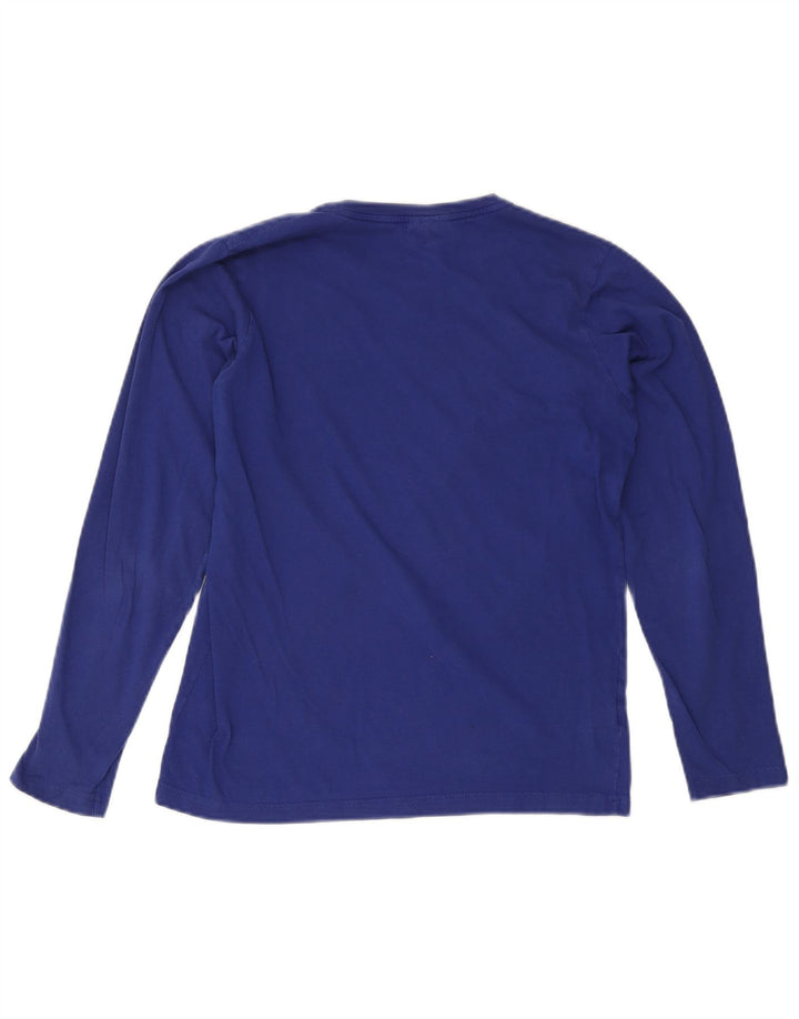 Lacoste Haut Garçon Manches Longues 15-16 ans Bleu Coton