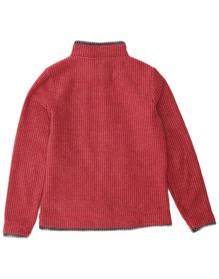 Weird Fish Veste de survêtement surdimensionnée pour femme UK 10 Petit Rouge Polyester