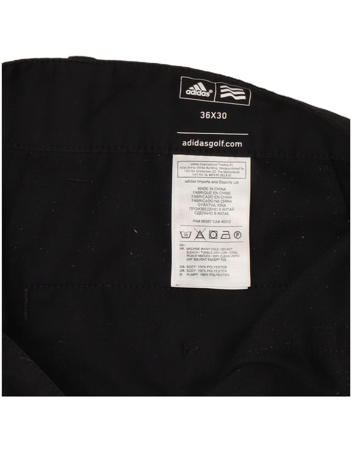 Adidas Pantalon Chino Droit Homme W36 L30 Noir Polyester