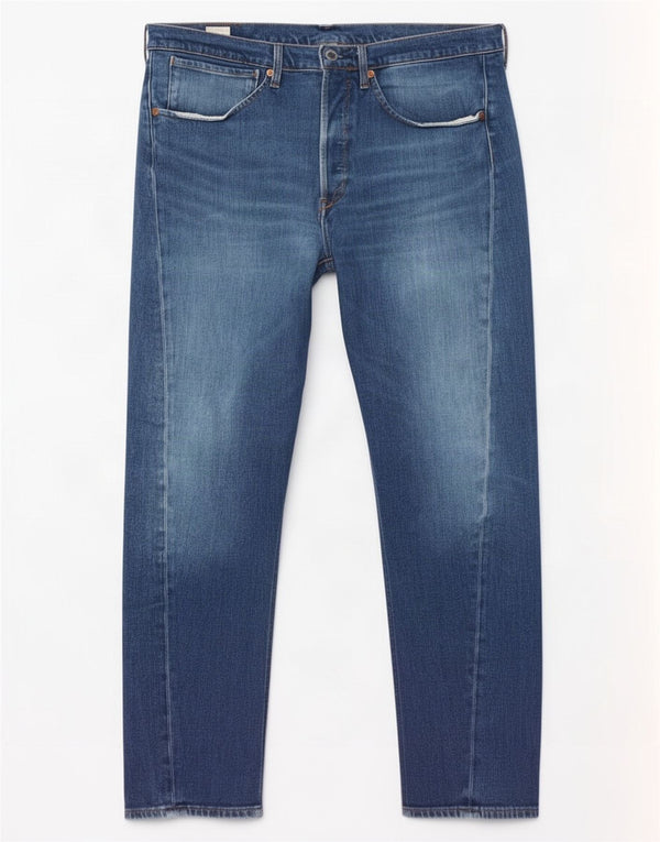 Levi's Mens Engineered Banana Tapered Jeans W34 L28 Blue Cotton