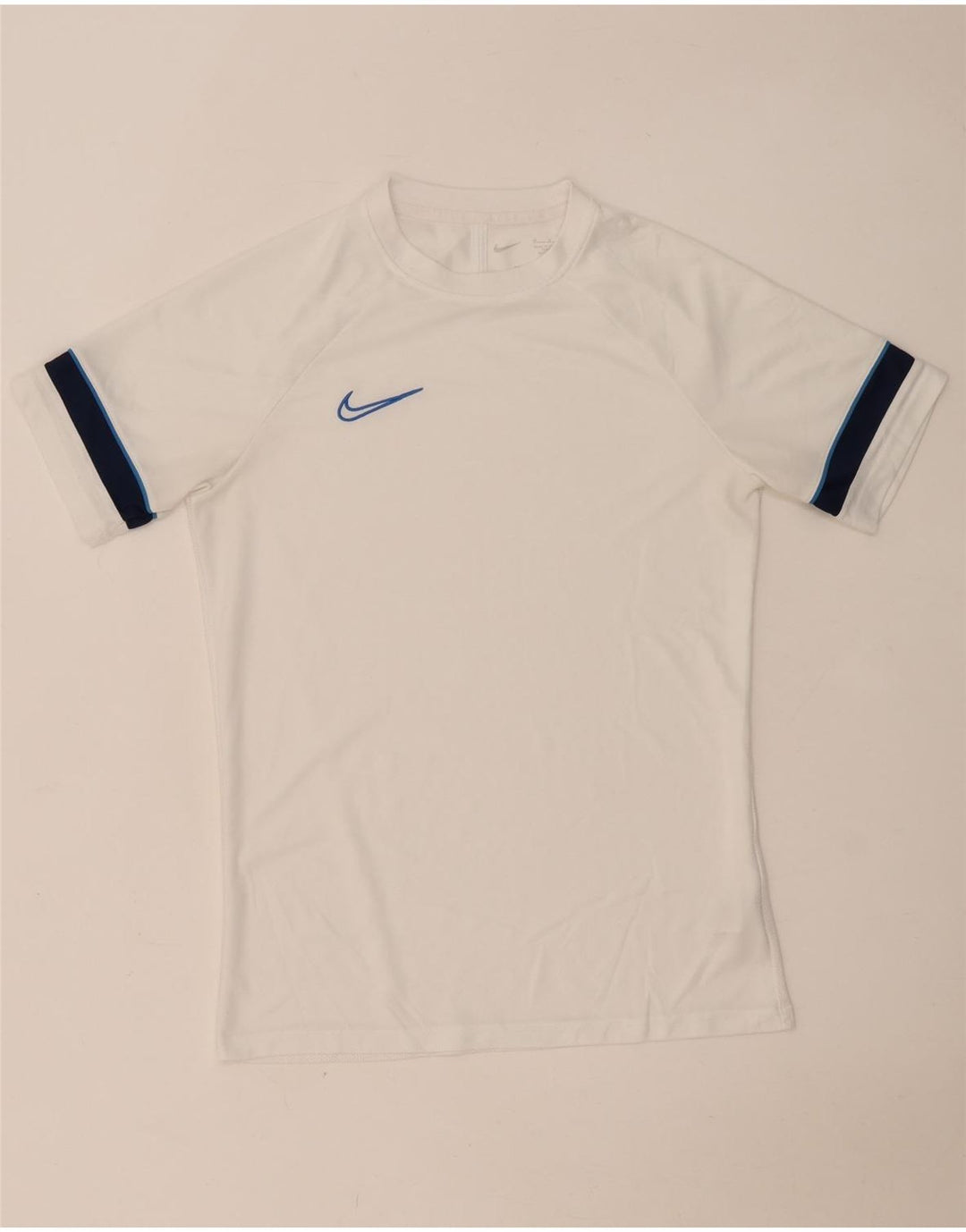 NIKE T-shirt Dri Fit pour homme en polyester color block blanc moyen