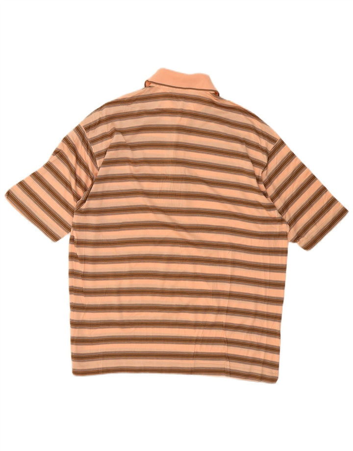 Franco Ziche Polo Homme Large Beige Rayé