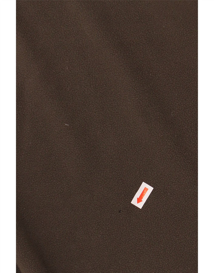 JACK WOLFSKIN Pull polaire à col zippé pour homme UK 44 XL Kaki Polyester