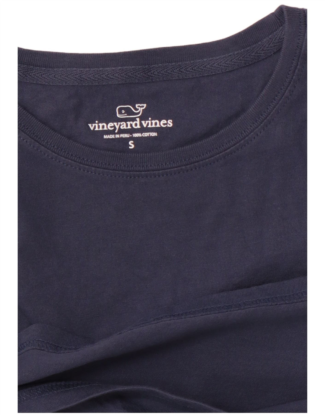 VINEYARD VINES Haut graphique à manches longues pour homme en coton bleu marine