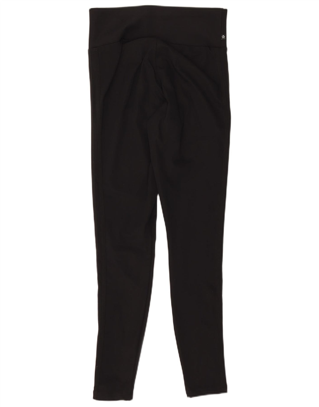 ADIDAS Leggings Femme UK 12 Polyester Noir Moyen