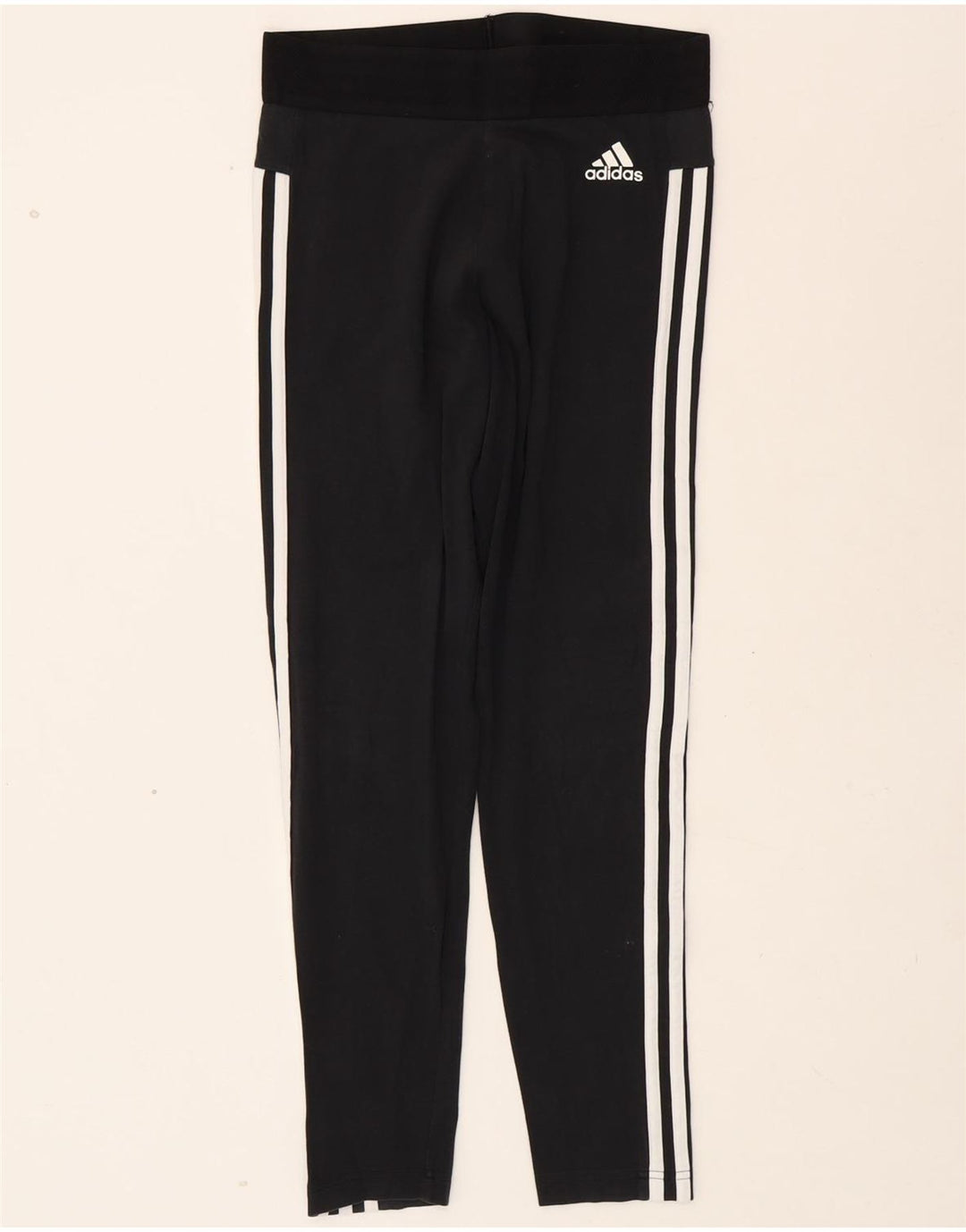 ADIDAS Womens Leggings UK 8 Small  Black Vintage Adidas and Second-Hand Adidas from Messina Hembry 
