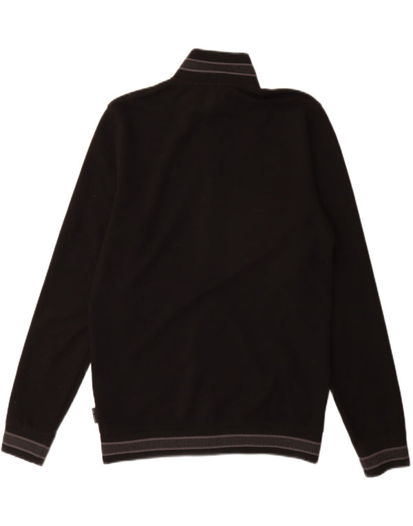 Ted Baker Veste de survêtement pour homme Taille 2 Petit Noir Polyester