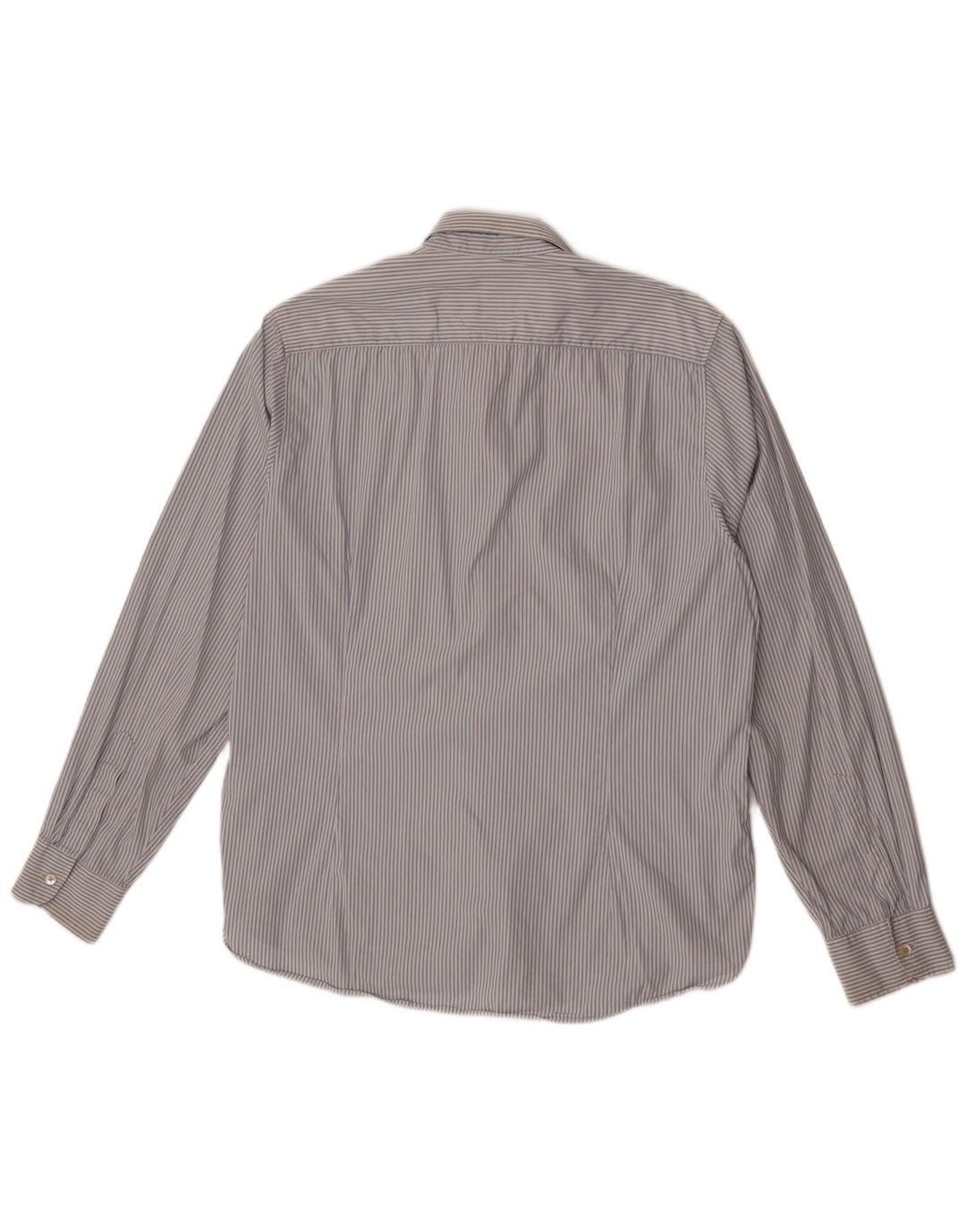 Ted Baker Chemise Homme Taille 5 XL Coton à fines rayures bleues