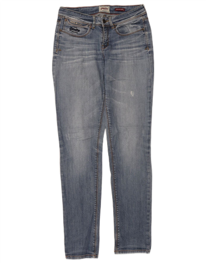 Superdry Jean skinny standard vieilli W26 L32 en coton bleu