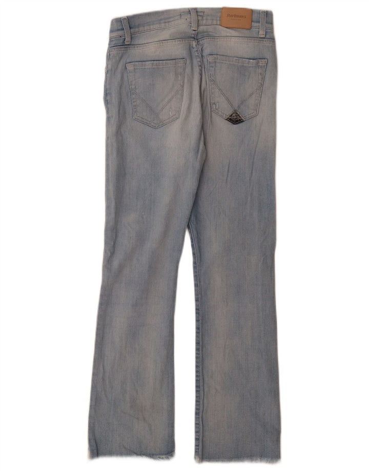 Roy Rogers Jean bootcut vieilli pour femme W25 L28 en coton bleu