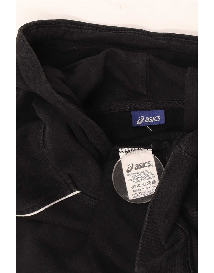 Asics Sweat à capuche pour homme en coton noir moyen