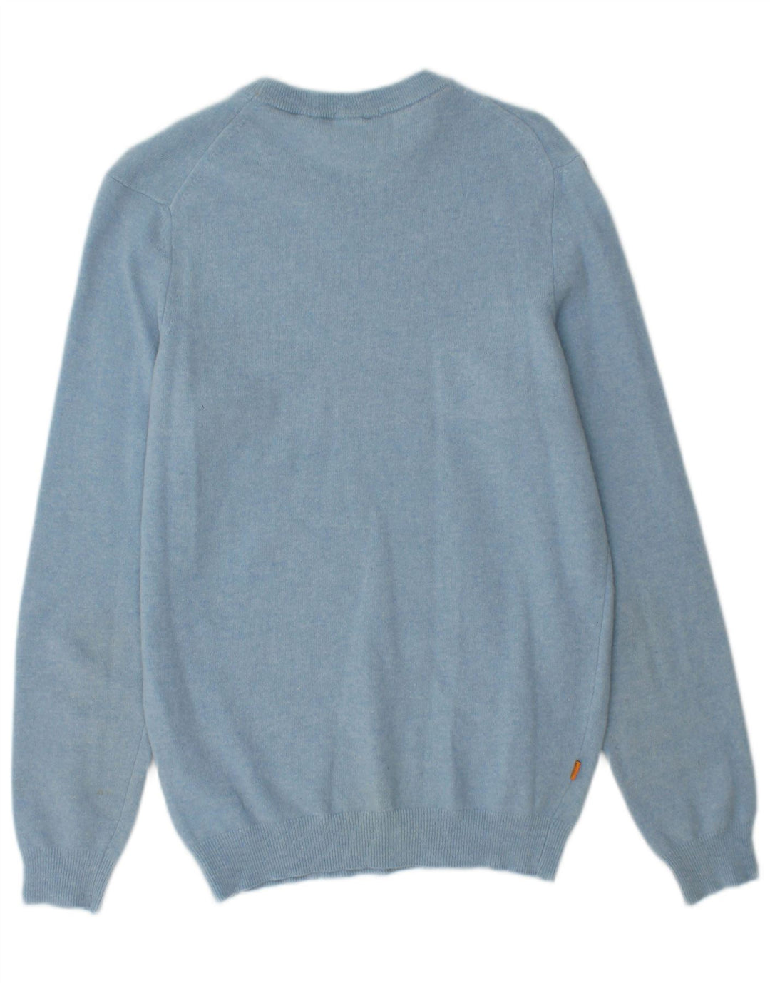 TIMBERLAND Pull col rond homme petit bleu laine mérinos
