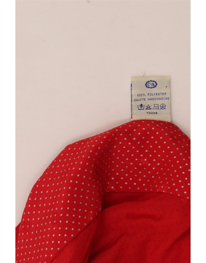 YESSICA Chemisier surdimensionné pour femme EU 40 Polyester à pois rouge moyen