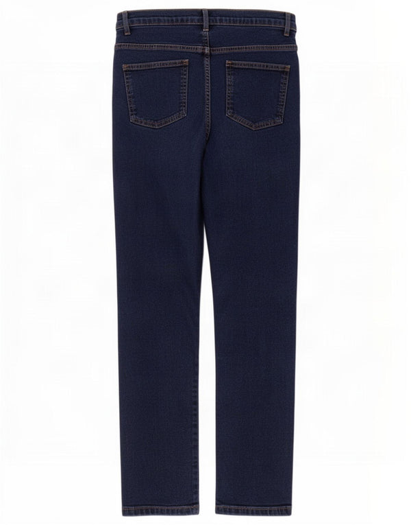 Marks & Spencer Jean droit régulier pour femme UK 14 Large W32 L30 Bleu marine
