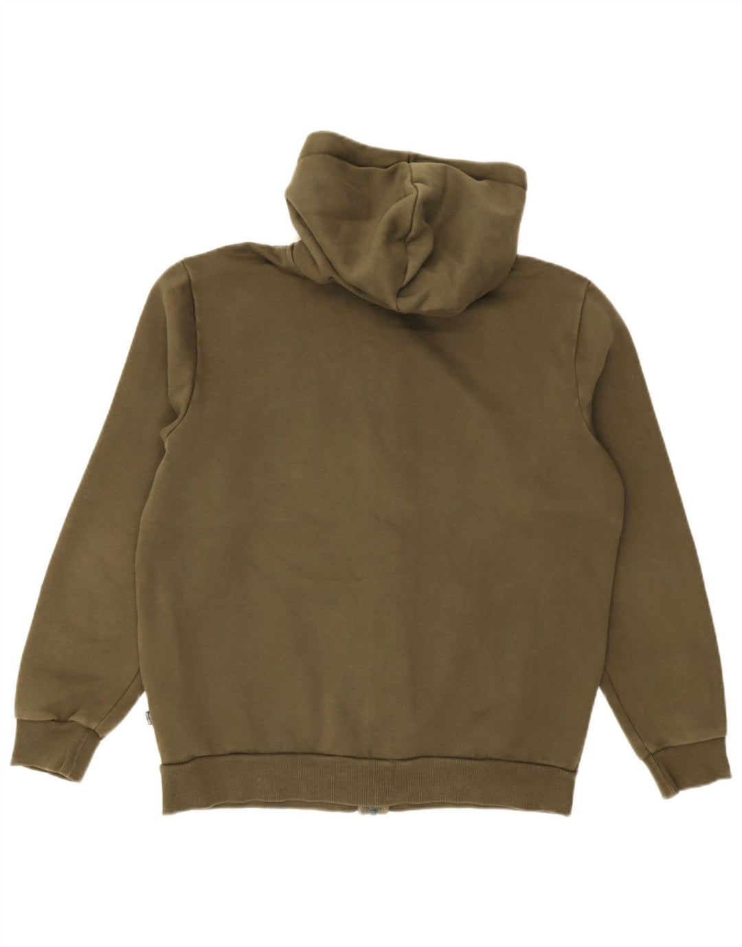 Puma Sweat à Capuche Graphic Zip Homme Kaki Moyen Coton