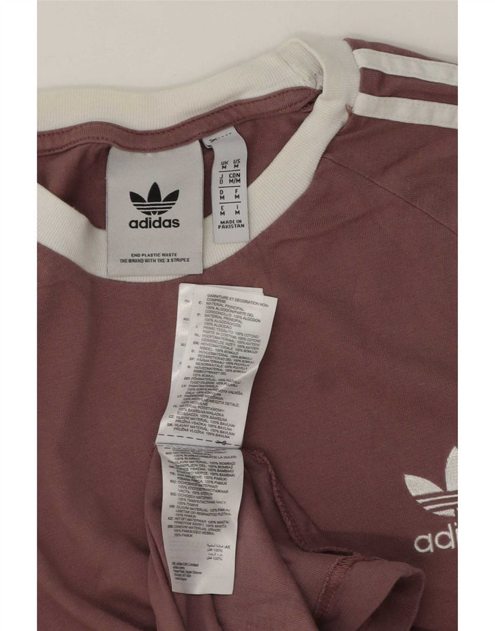 Adidas T-Shirt Homme Top Violet Moyen Coton