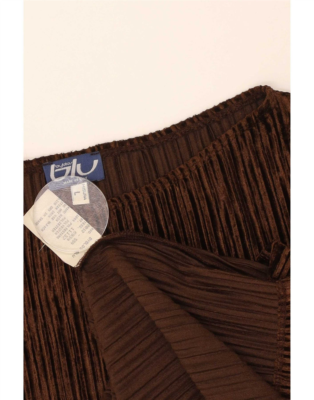 Byblos Haut oversize à manches longues pour femme UK 46 Large Marron Polyester