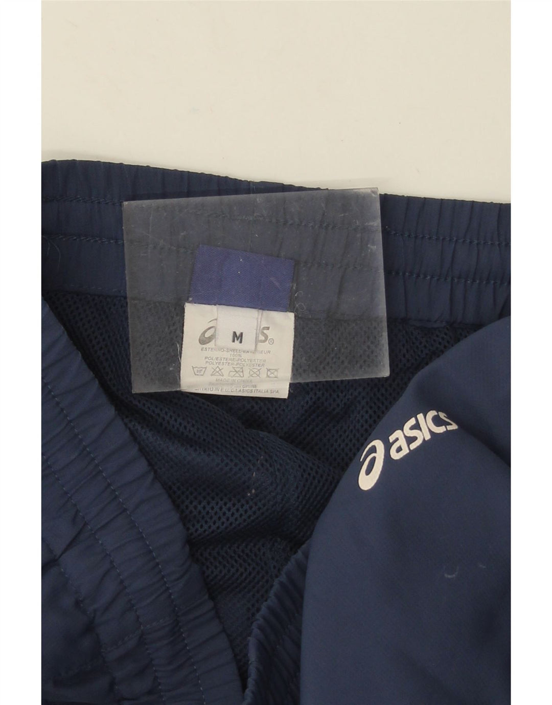 ASICS Pantalon de survêtement homme bleu marine moyen polyester