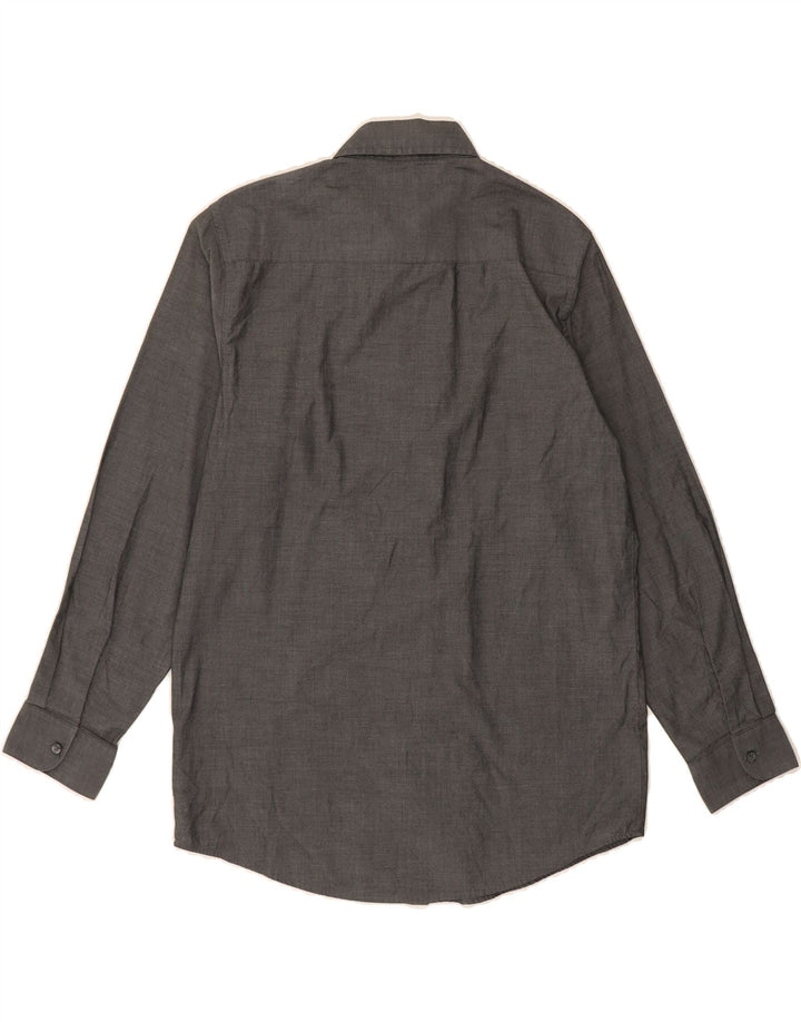 CHAPS Boys Shirt 15-16 Years XL Grey Cotton Vintage Chaps and Second-Hand Chaps from Messina Hembry 
