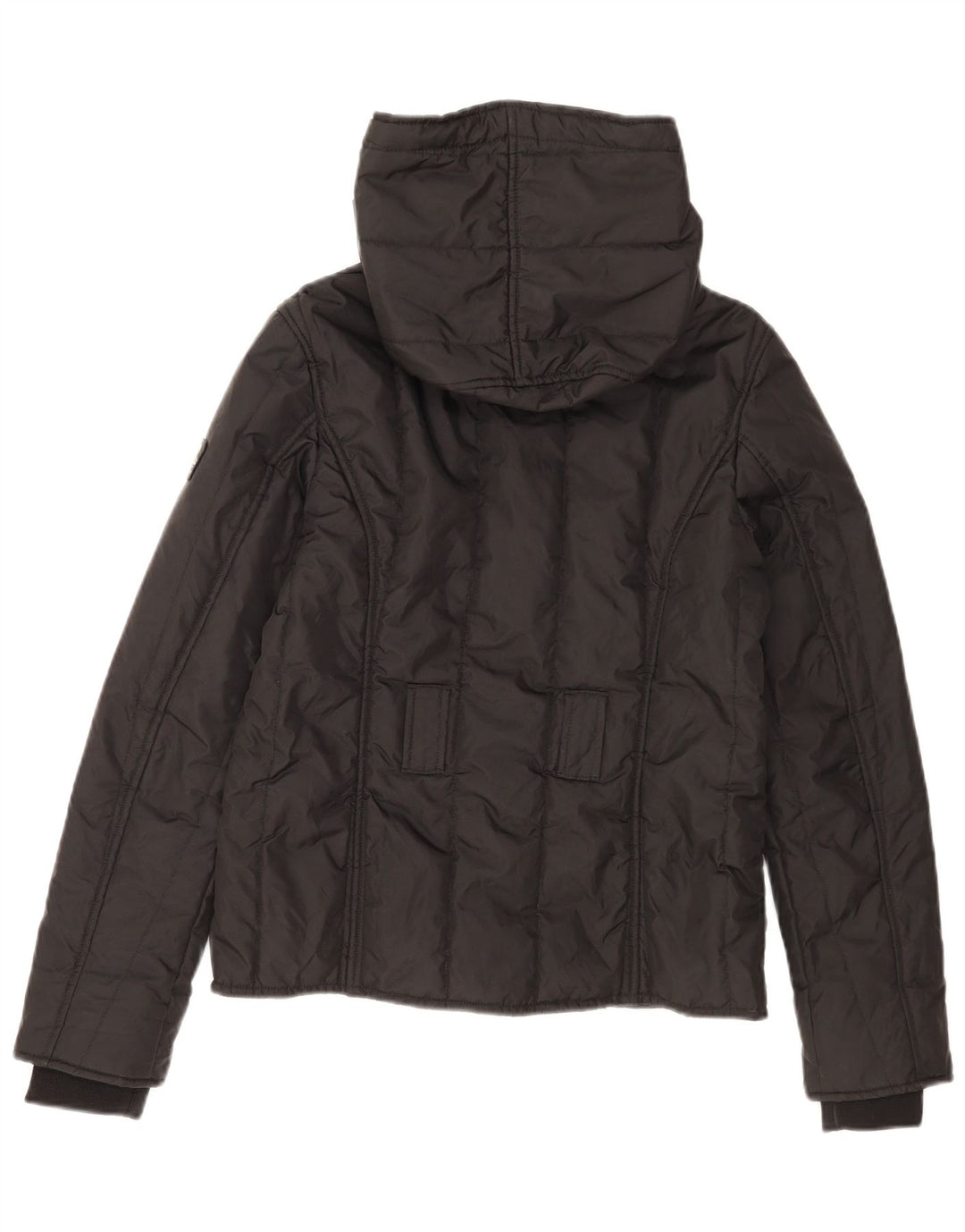 Refrigiwear Veste matelassée à capuche pour femme UK 14 Large Noir Polyamide