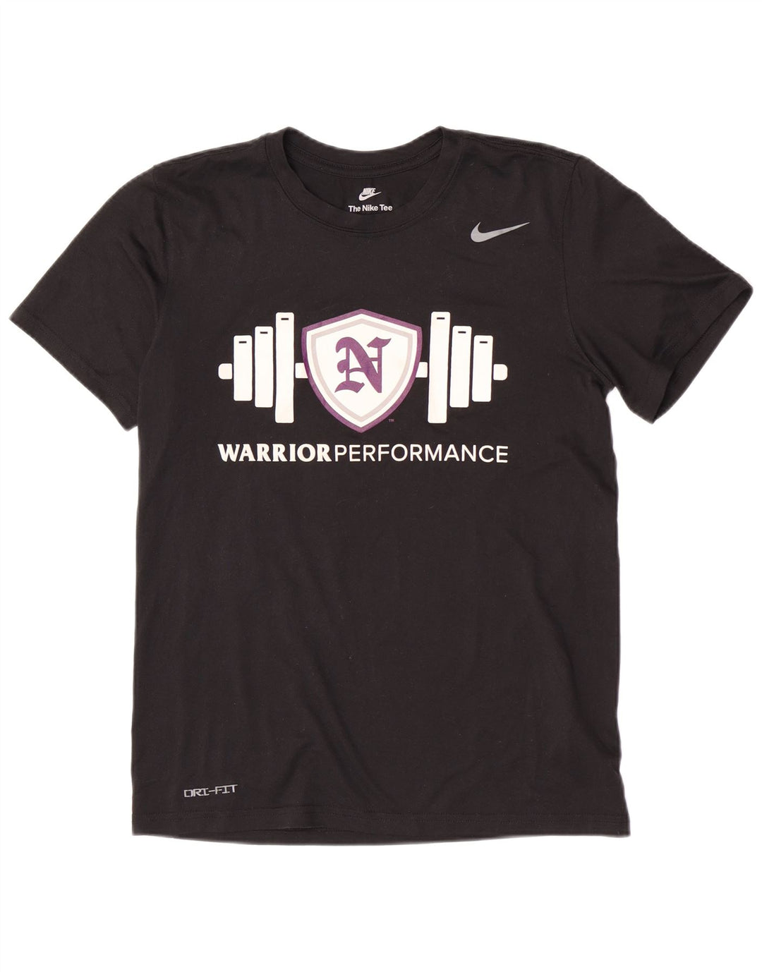 Nike Hommes Dri Fit Graphic T-Shirt Haut Petit Noir Polyester