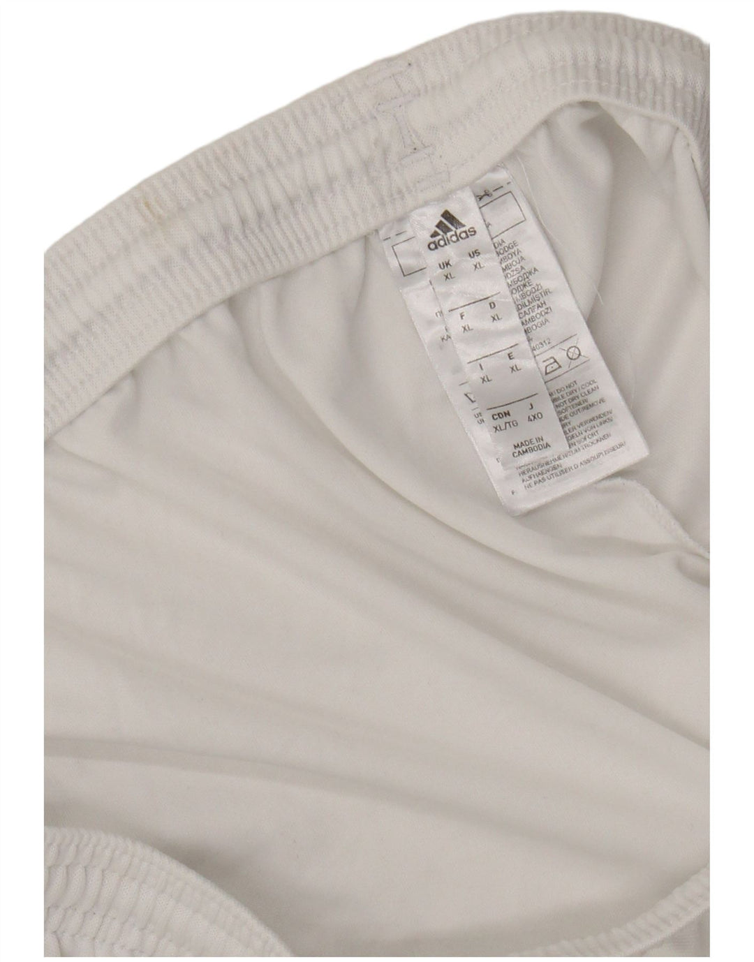 Adidas Short de sport Aeroready pour homme XL Blanc Polyester