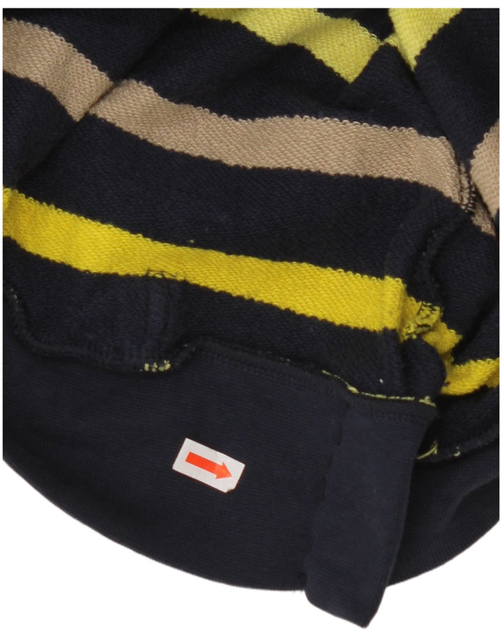 ADIDAS Pull à capuche pour homme en coton rayé multicolore