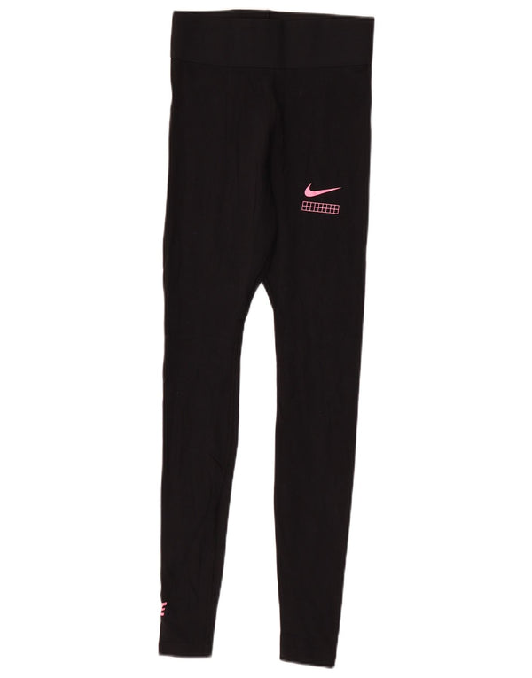 Nike Legging court graphique pour femme UK 4 XS Noir