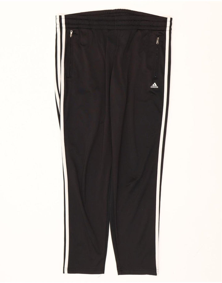 ADIDAS Pantalon de survêtement Climalite pour femme UK 12 Medium Noir Polyester