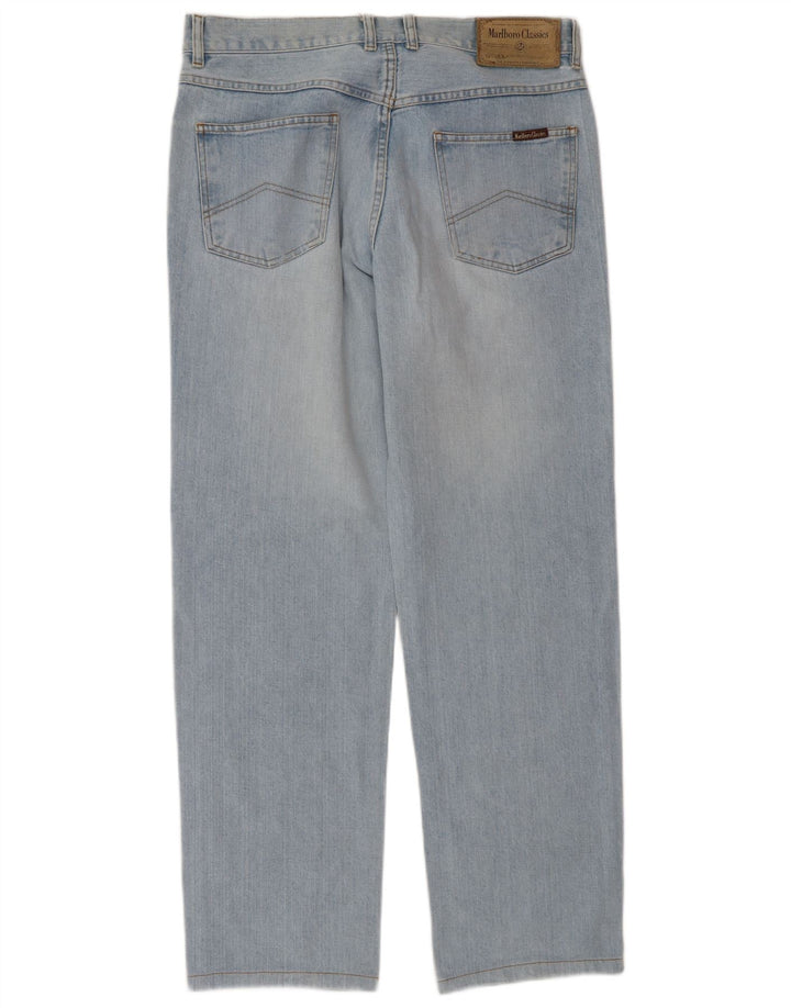 Marlboro Classics Jean droit homme W33 L34 bleu coton