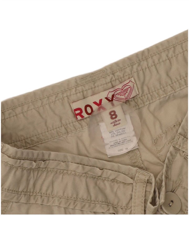 Roxy Hot Pants Femme UK 8 Small W32 Coton Beige