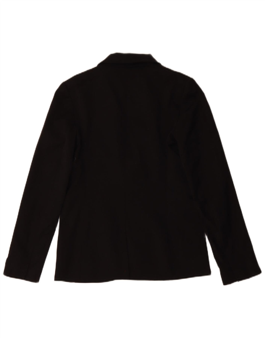 Hobbs Veste Blazer 1 Bouton Femme UK 8 Petite Laine Noire