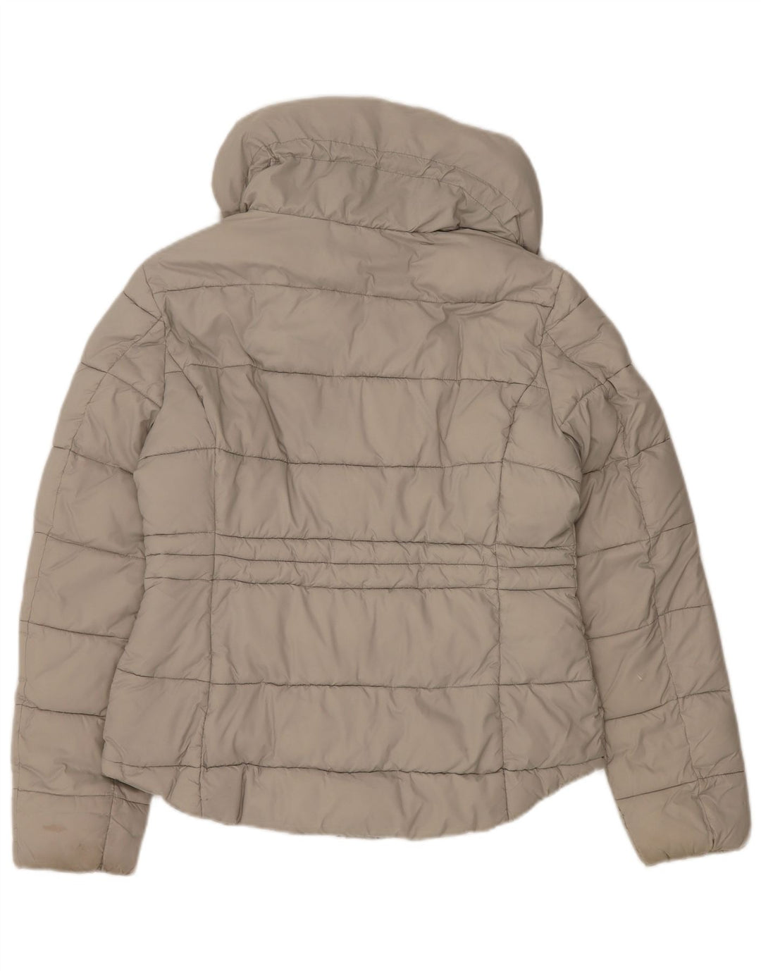 GUESS Veste matelassée pour femme UK 16 Large Beige Polyester