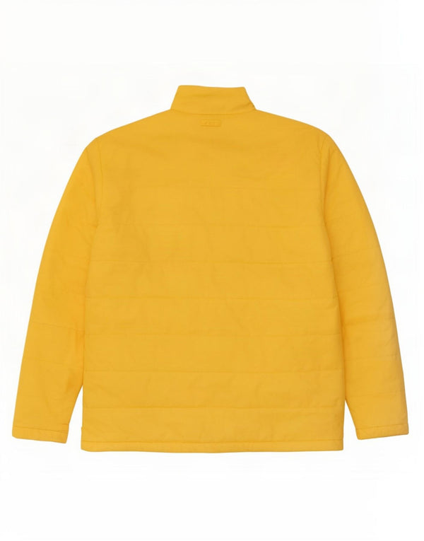 Lands End Veste matelassée pour homme IT 50/52 2XL Jaune Nylon