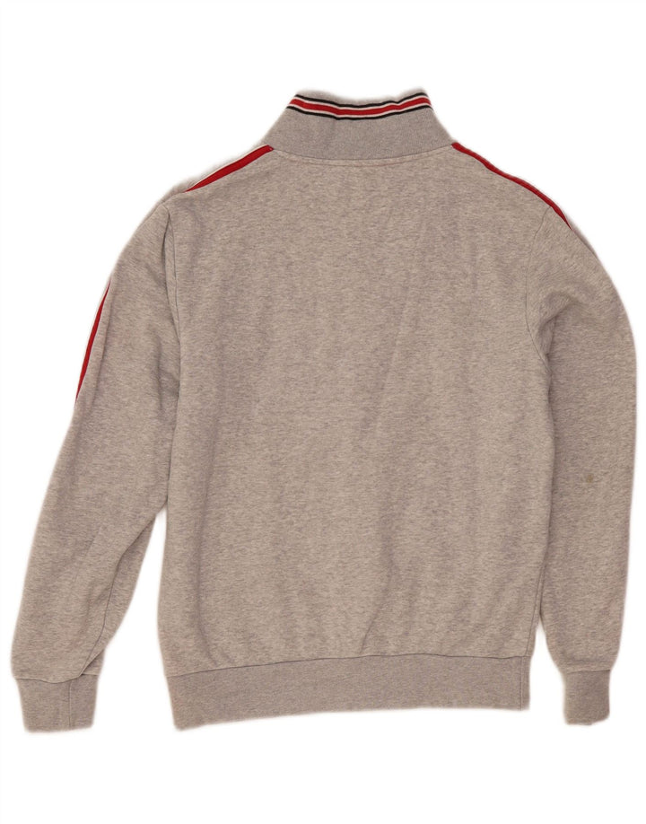 Ellesse Veste de survêtement pour femme UK 10 Small Gris Moucheté Coton