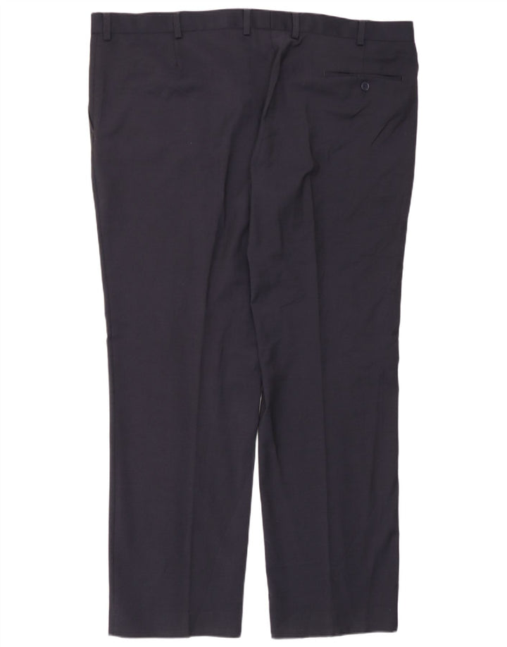 Marks & Spencer Pantalon de costume coupe classique pour homme W44 L31 en laine bleu marine