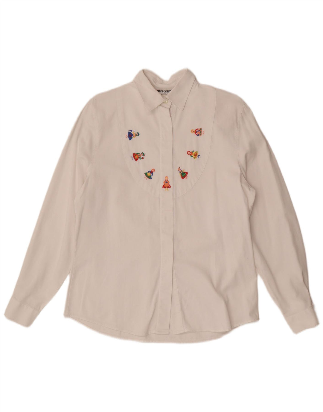 Naracamicee Chemisier graphique pour femme UK 14 Medium Blanc Ethnique