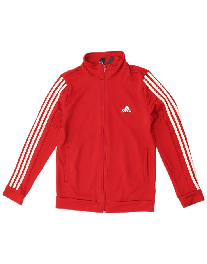 Adidas Veste de survêtement pour femme UK 12/14 Rouge moyen Polyester