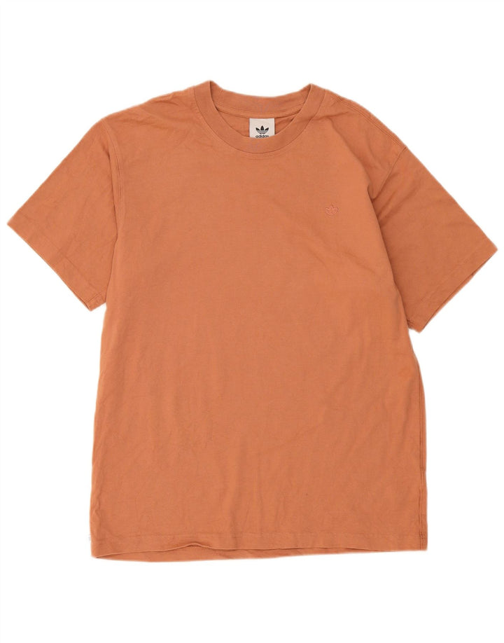 Adidas T-Shirt Homme Top Marron Moyen Coton