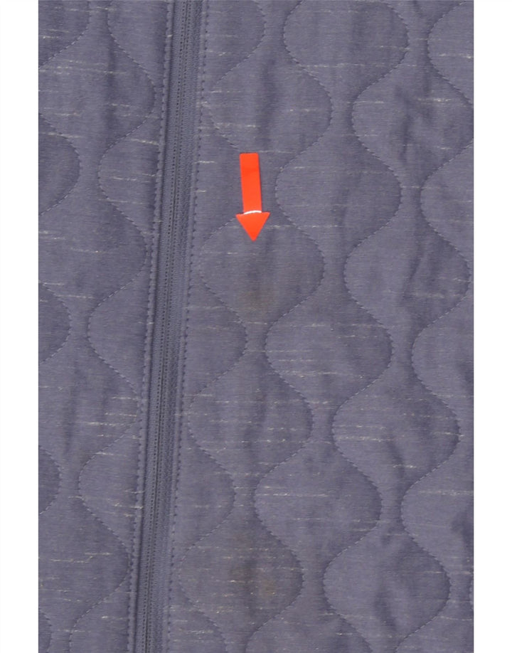 Nike Womens Running Quilted Gilet UK 16 Large Violet Polyester