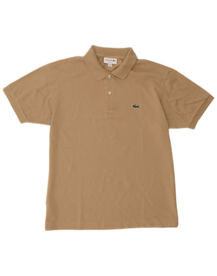 Lacoste Polo coupe classique pour homme taille 4 coton beige moyen