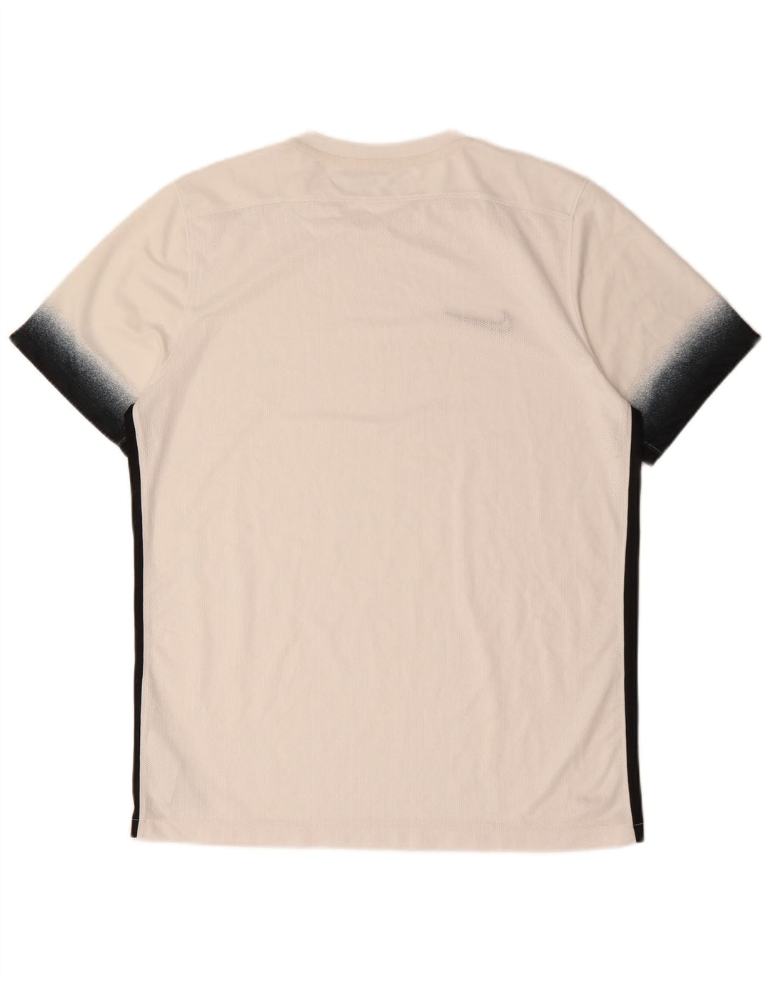 NIKE T-shirt Dri Fit pour hommes XL Blanc Colorblock Polyester