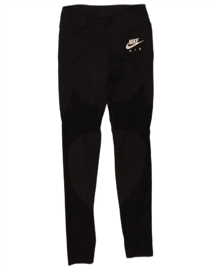 Legging Nike Air Graphic pour femme UK 4 XS Noir Polyester