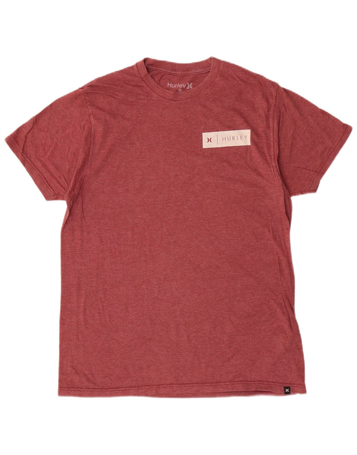 Hurley T-Shirt Homme Coton Bordeaux Moyen