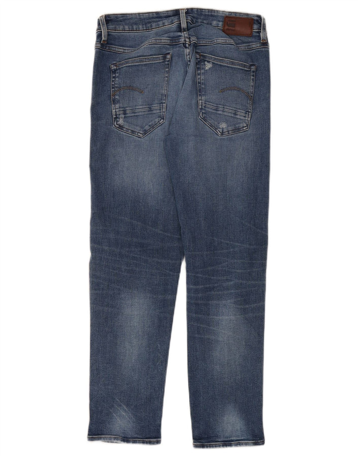 G-Star Jean slim effet vieilli W24 L30 en coton bleu pour femme