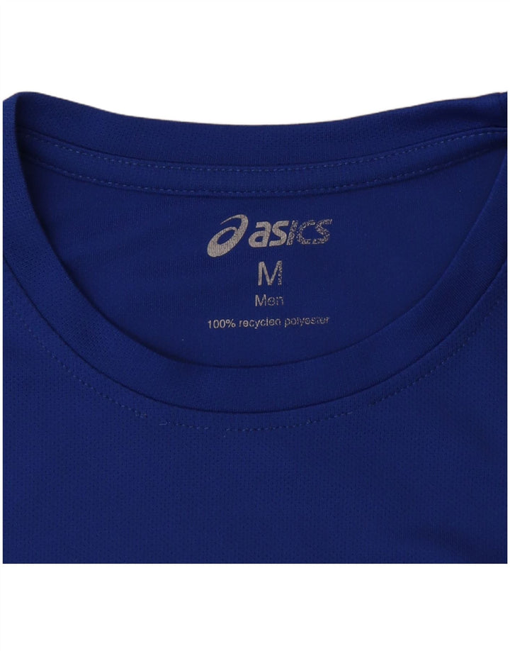 Asics T-Shirt London Graphic Homme Bleu Moyen Polyester