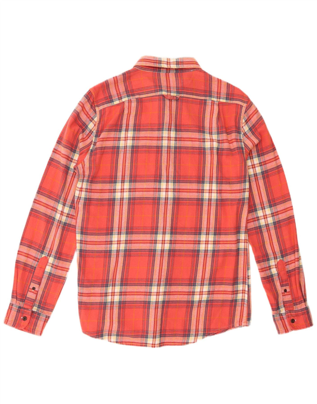 Superdry Chemise En Flanelle Large Rouge À Carreaux En Coton Homme